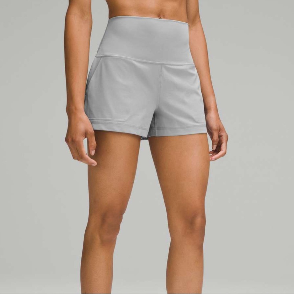 Lululemon Align Classic-Fit High-Rise Short 3" Rhino Grey